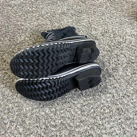 Sorel Slimpack 1964 Women's Waterproof Boots US 9.5 Navy Black Lace-Up Mid Calf - Picture 4 of 7